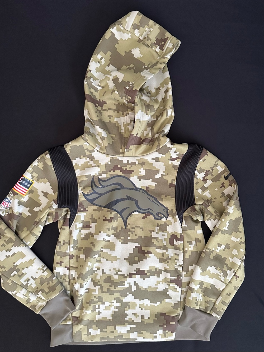 Denver Broncos Salute to Service Youth Hoodie size small